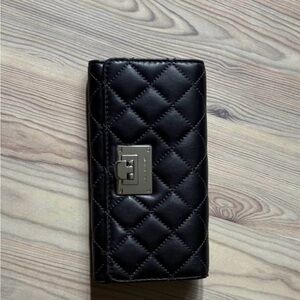 Black Quilted Wallet